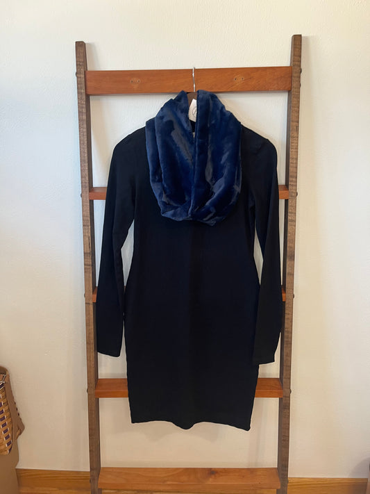 Navy Hide Infinity Scarf