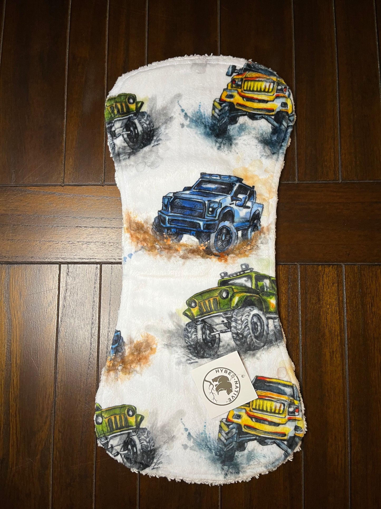 Off Roading Burp Cloth