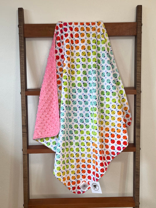Painted Ladies Glow Receiving Blanket