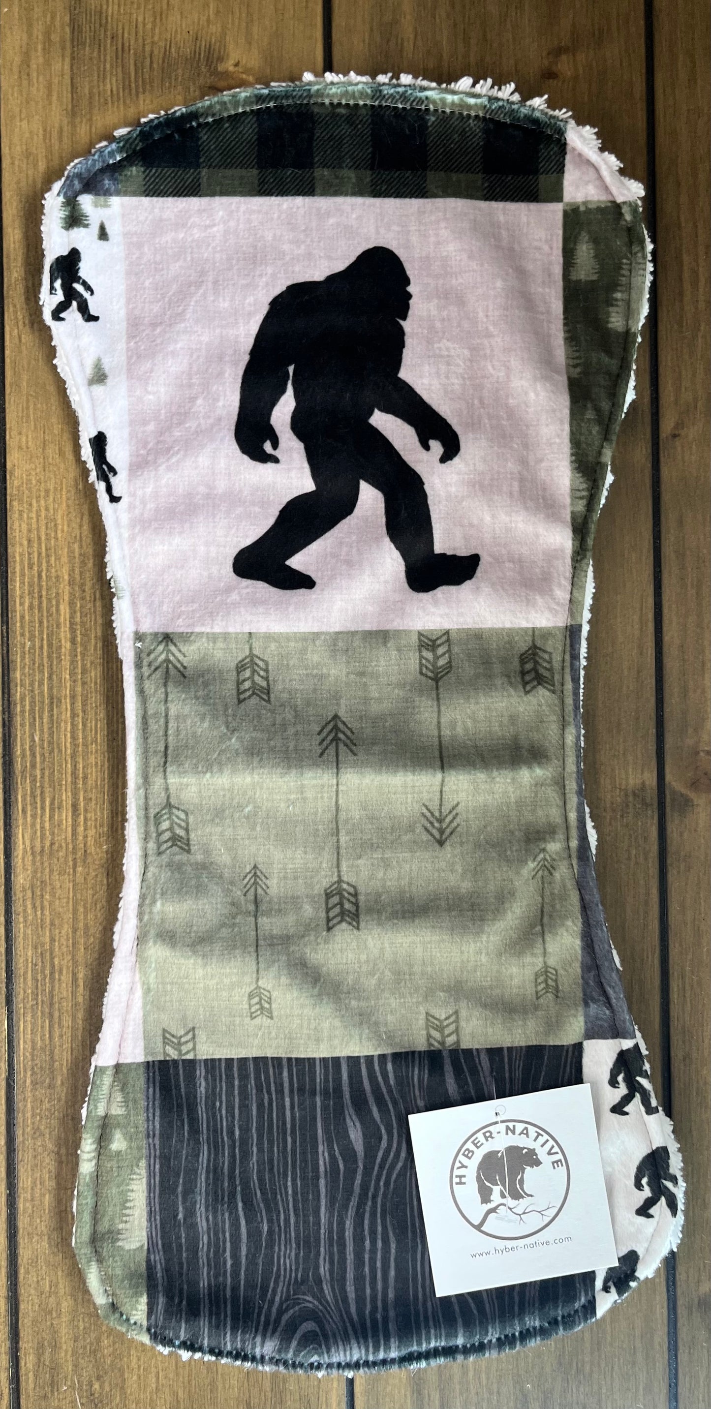 Squatch Burp Cloth