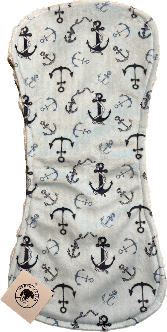 Hyber-Native Anchors Burp Cloth