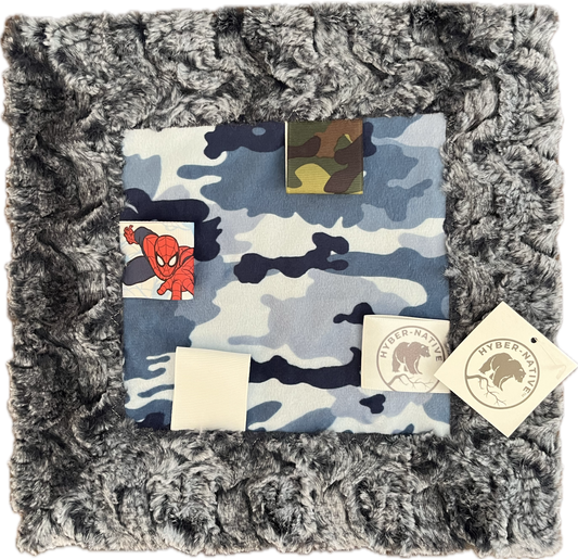 Blue Camo Fidget