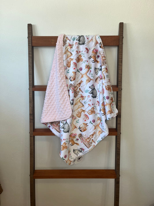 Hyber-Native Sweet Darlings Receiving Blanket