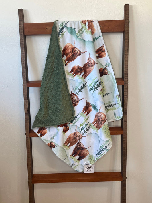Hyber-Native The Highland Receiving Blanket