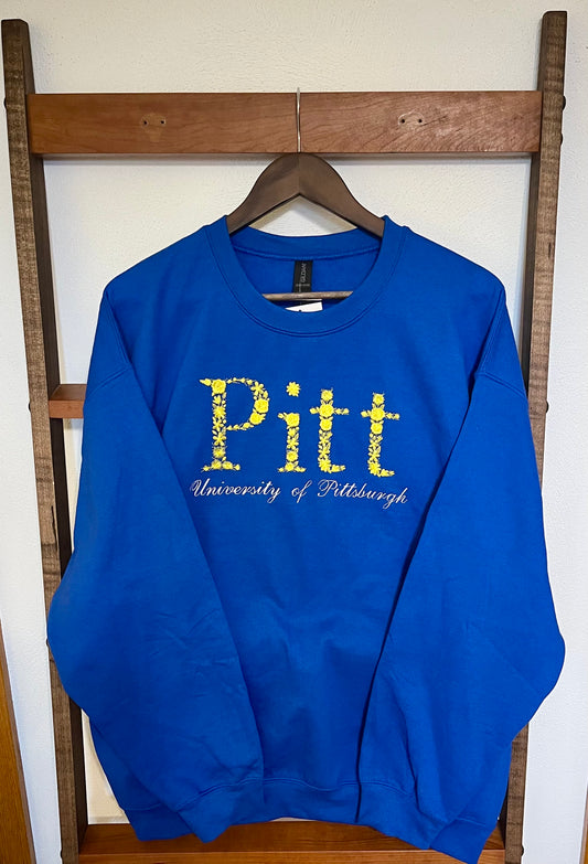 University of Pittsburgh Embroidered Sweatshirt