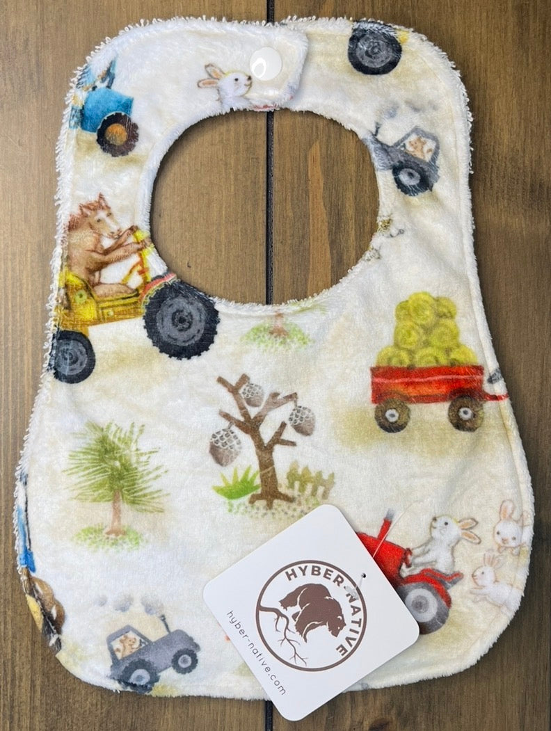While The Farmers Away Bib