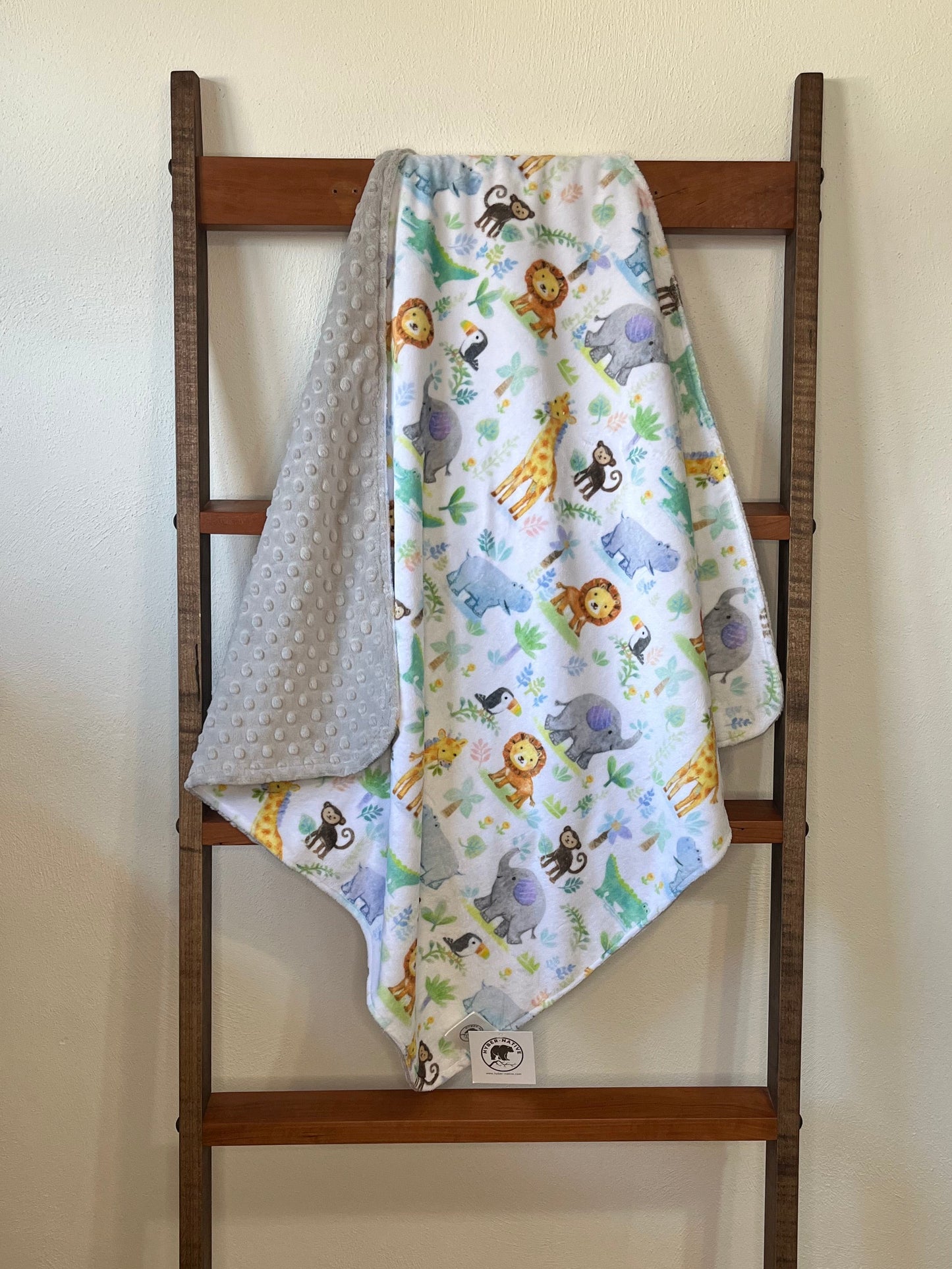 Jungle Joy Receiving Blanket