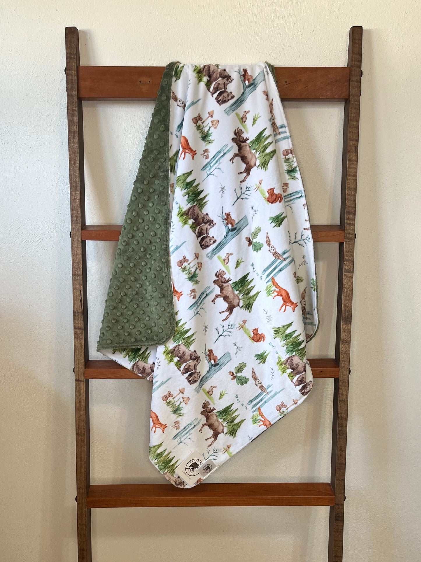 Li'l Pine Pals Receiving Blanket