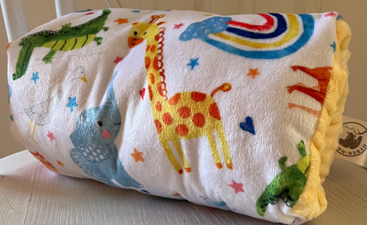Hyber-Native Little Zoo Nursing Pillow