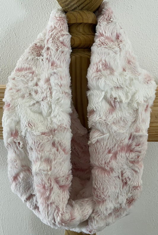 Rose Water Frost Infinity Scarf