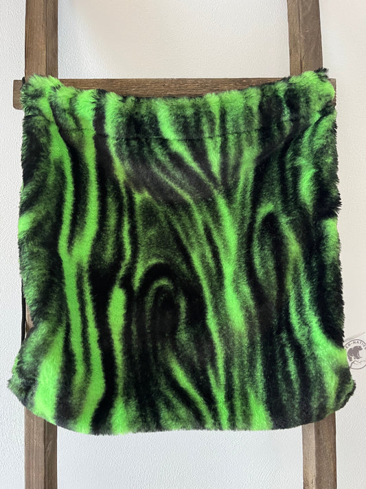 Neon UFO Seal Drawstring Backpack