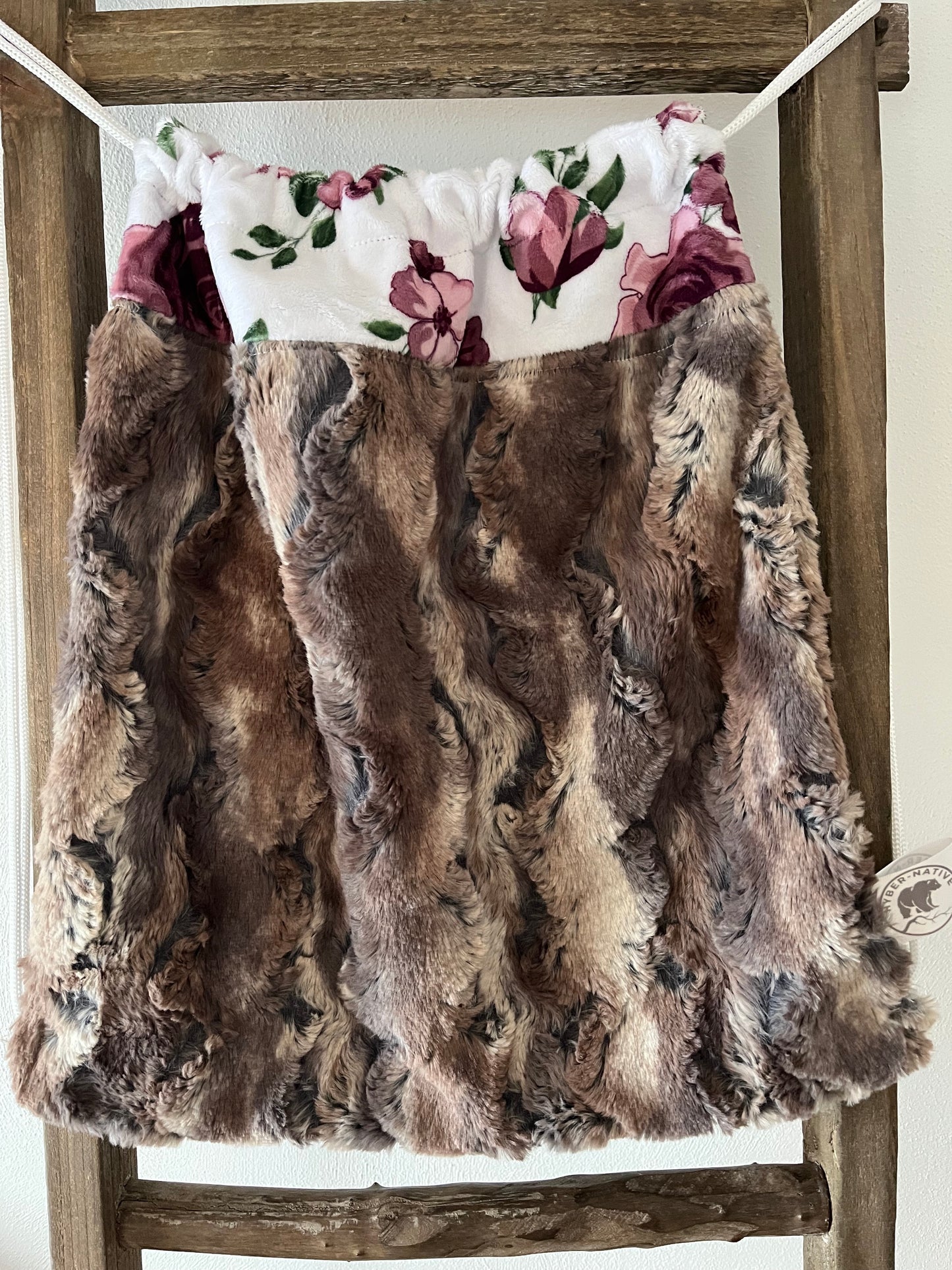 Roses and Driftwood Drawstring Backpack