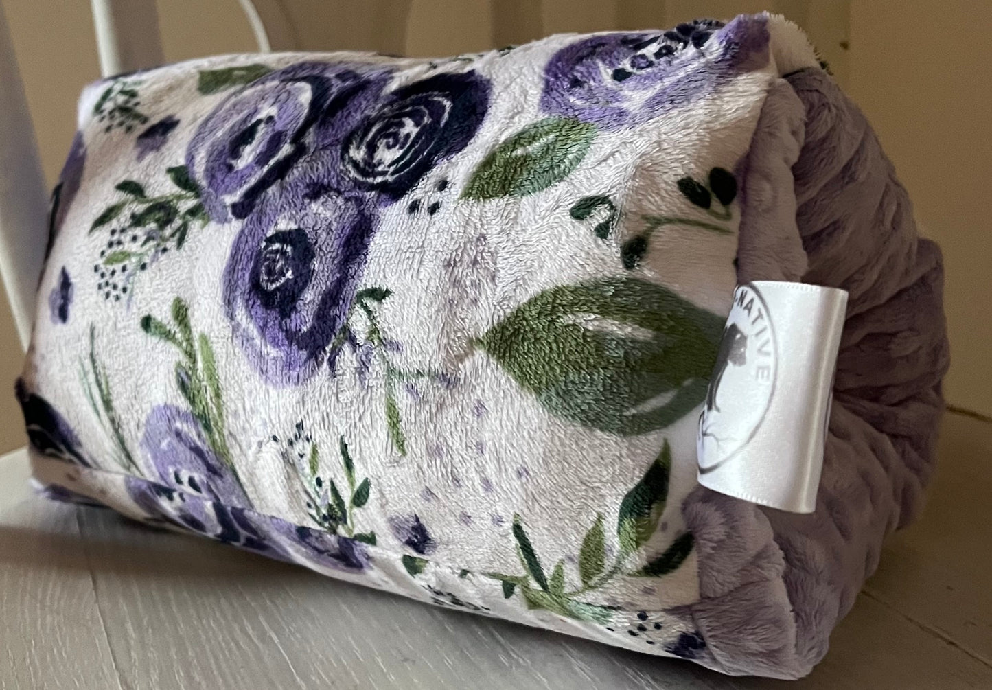 Hyber-Native Rosey Eggplant Nursing Pillow
